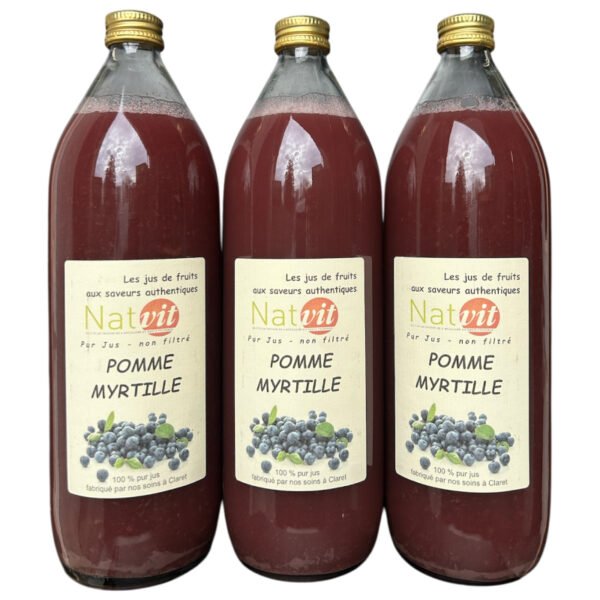 Pur Jus Pomme Myrtille BIO 1L – Image 2